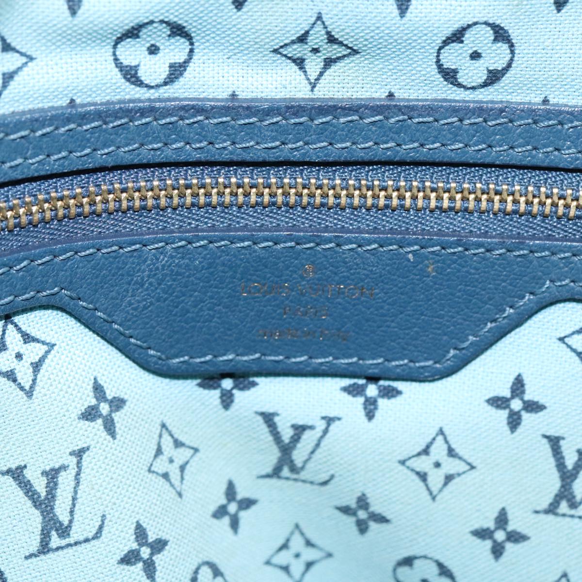 LOUIS VUITTON Ailleurs Cabas PM Escal Tote Bag Canvas Blue M93769 LV Auth 93074