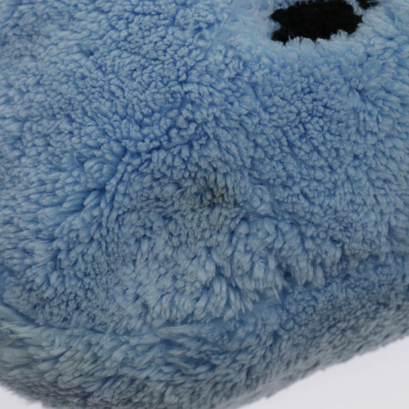 PRADA Mini Hand Bag Pile Blue Auth 93077AM