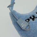 PRADA Mini Hand Bag Pile Blue Auth 93077AM-19