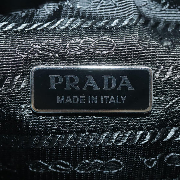 PRADA Mini Hand Bag Pile Blue Auth 93077AM