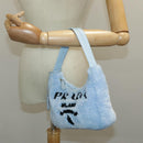 PRADA Mini Hand Bag Pile Blue Auth 93077AM-25
