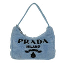 PRADA Mini Hand Bag Pile Blue Auth 93077AM-13