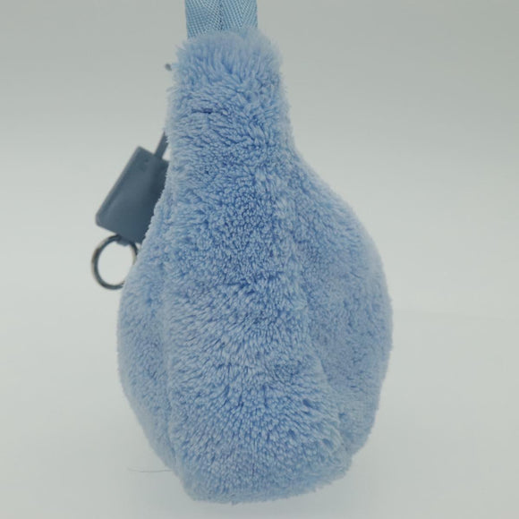 PRADA Mini Hand Bag Pile Blue Auth 93077AM