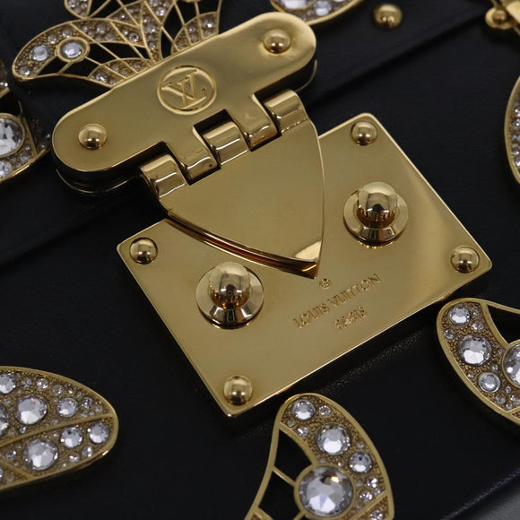 LOUIS VUITTON Petite Mar Shoulder Bag Leather Black M599990 LV Auth 93085SM