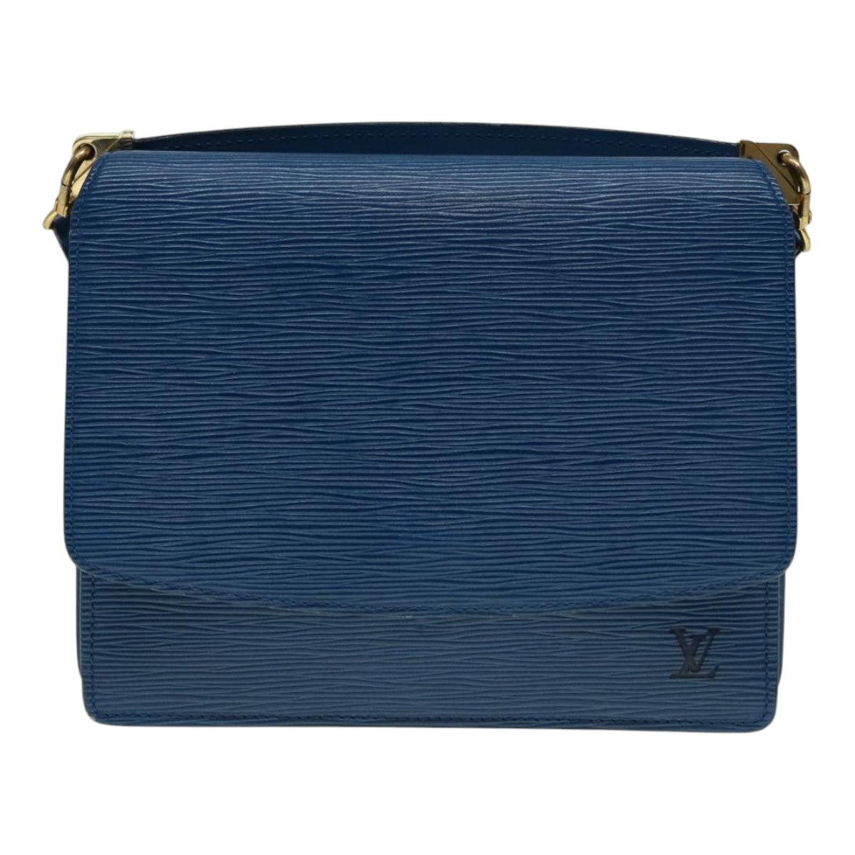 LOUIS VUITTON Epi Grenel Shoulder Bag Blue M52362 LV Auth 93099 - 0