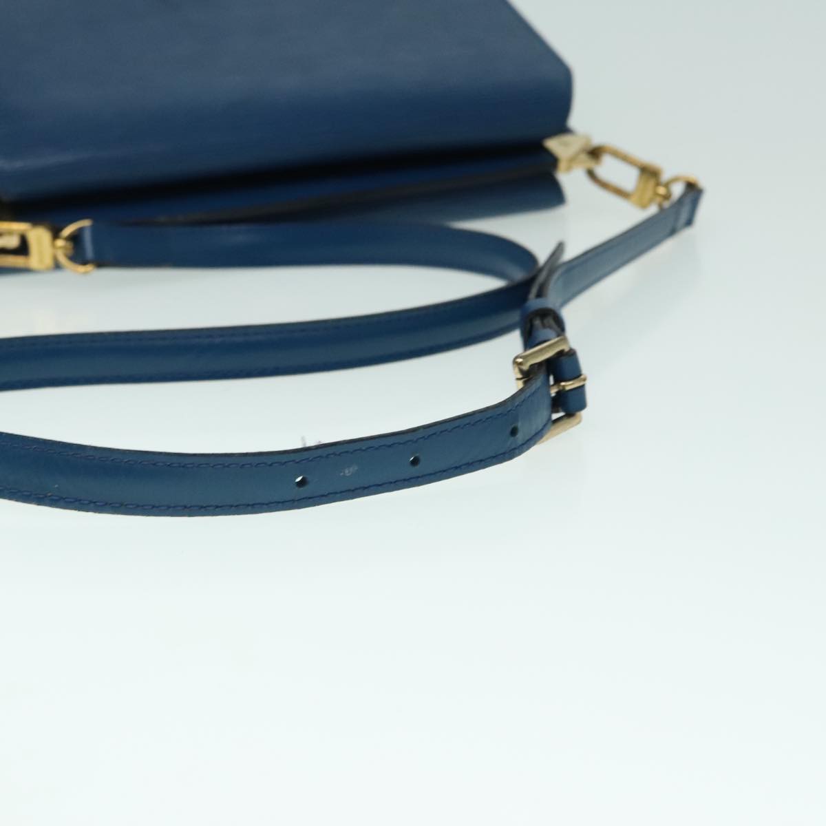 LOUIS VUITTON Epi Grenel Shoulder Bag Blue M52362 LV Auth 93099