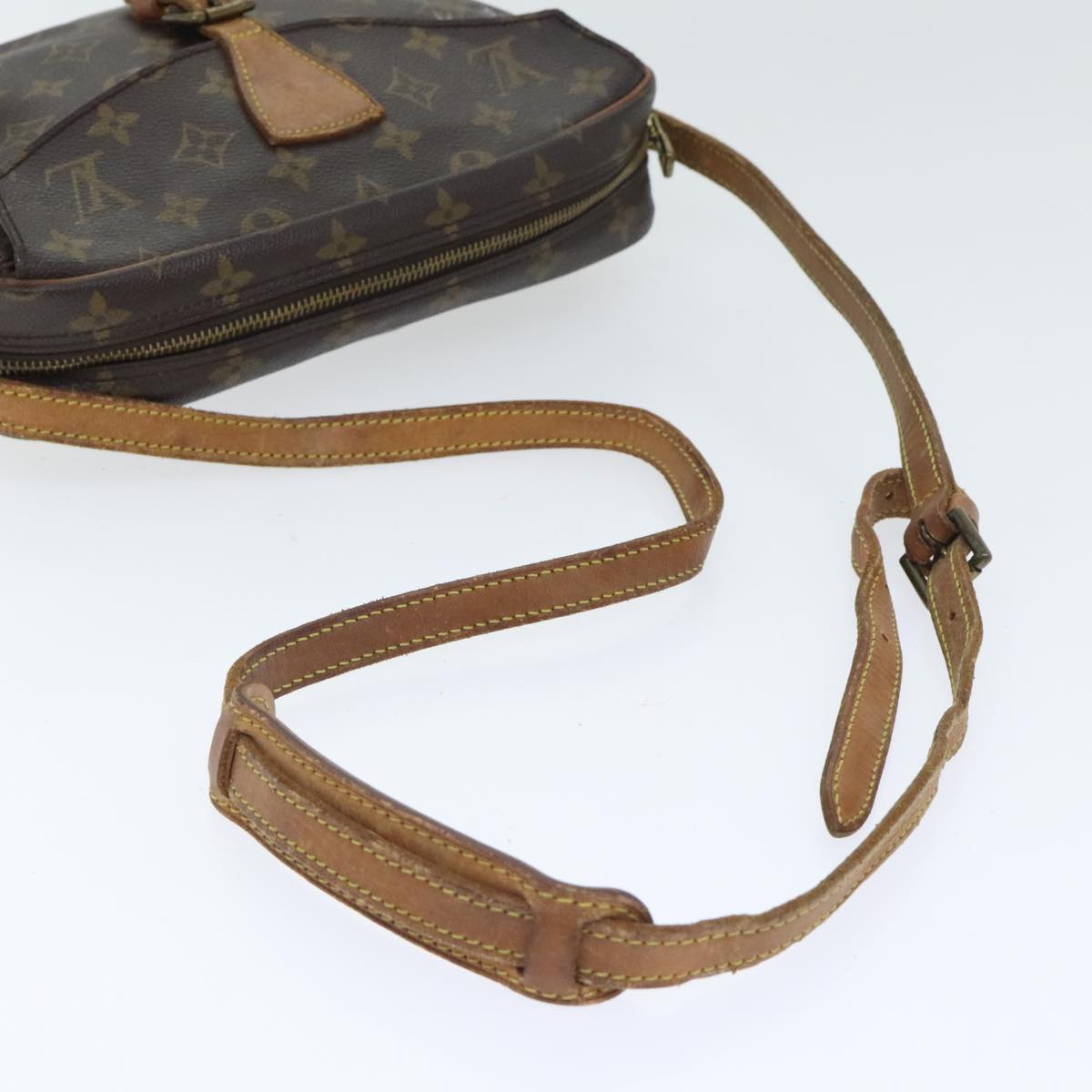 LOUIS VUITTON Monogram Jeune Fille MM Shoulder Bag M51226 LV Auth 93105