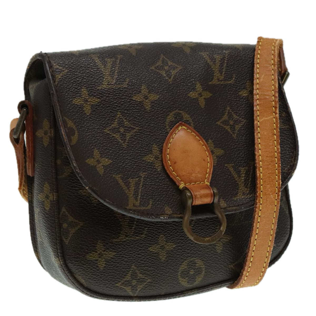 LOUIS VUITTON Monogram Saint Cloud PM Shoulder Bag M51244 LV Auth 93106