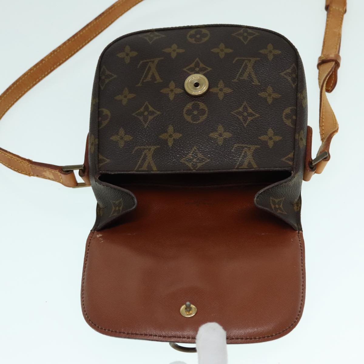 LOUIS VUITTON Monogram Saint Cloud PM Shoulder Bag M51244 LV Auth 93106