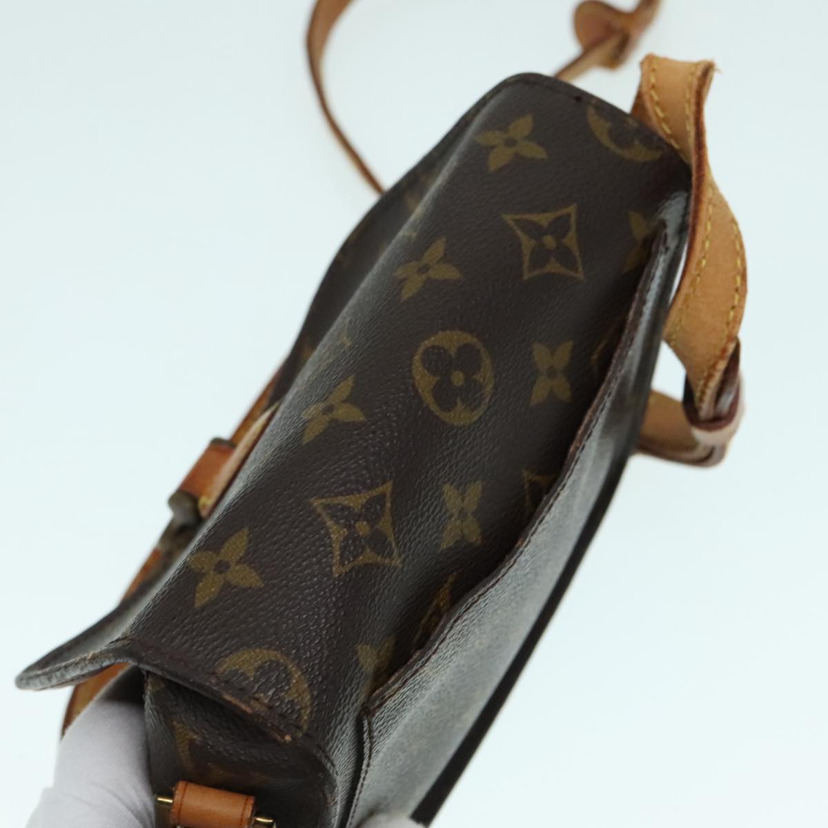 LOUIS VUITTON Monogram Saint Cloud PM Shoulder Bag M51244 LV Auth 93106