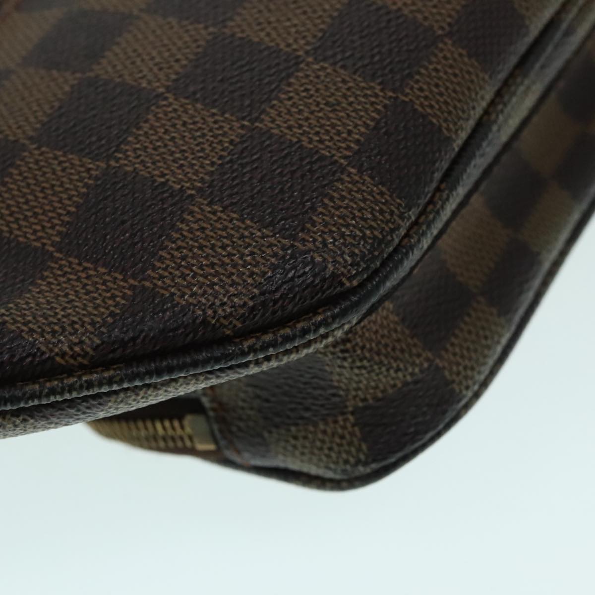 LOUIS VUITTON Damier Ebene Bum Bag Melville Waist Bag N51172 LV Auth 93119