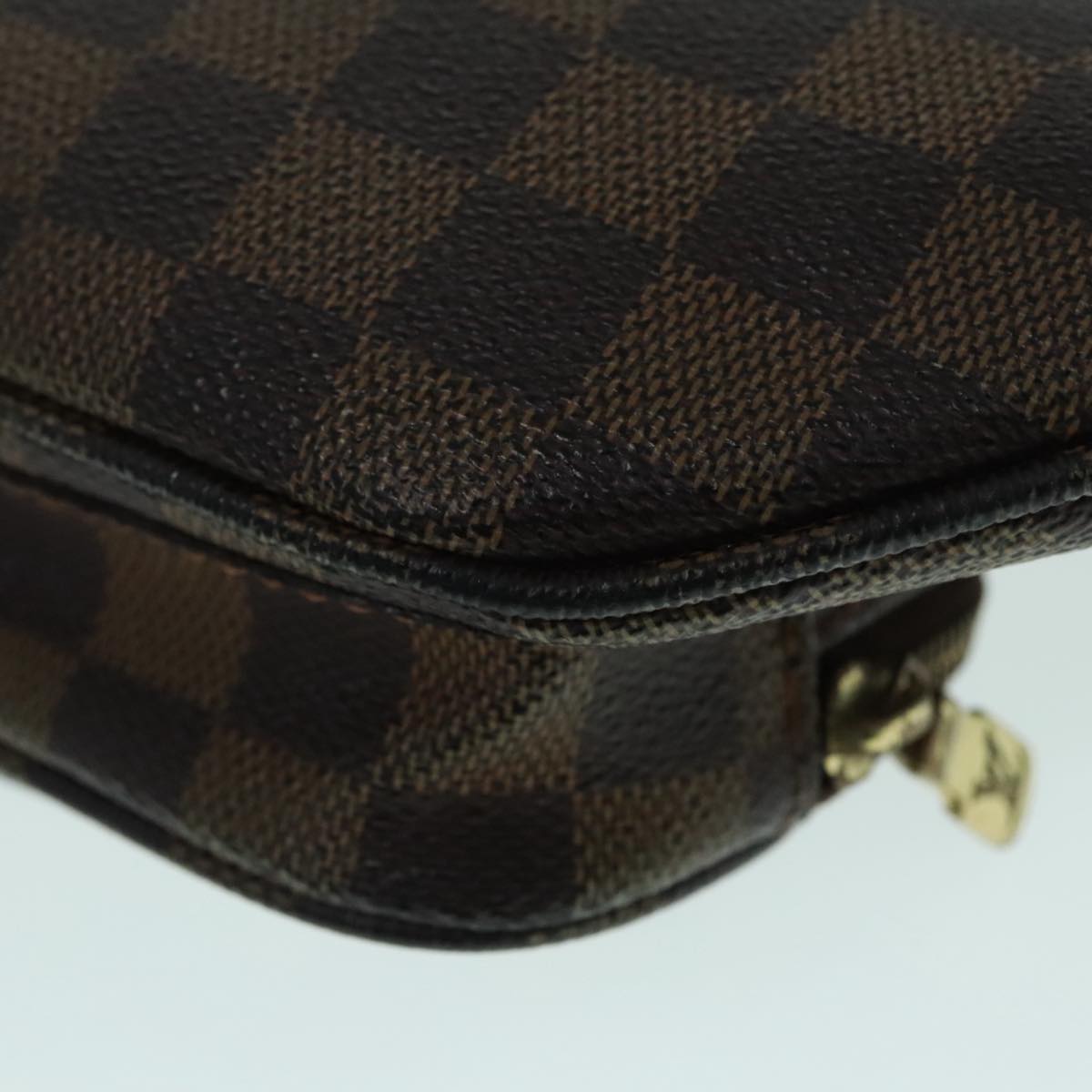 LOUIS VUITTON Damier Ebene Bum Bag Melville Waist Bag N51172 LV Auth 93119