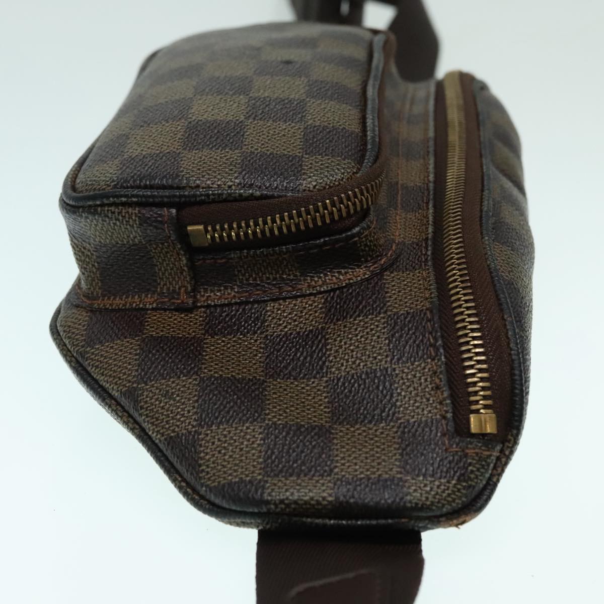 LOUIS VUITTON Damier Ebene Bum Bag Melville Waist Bag N51172 LV Auth 93119