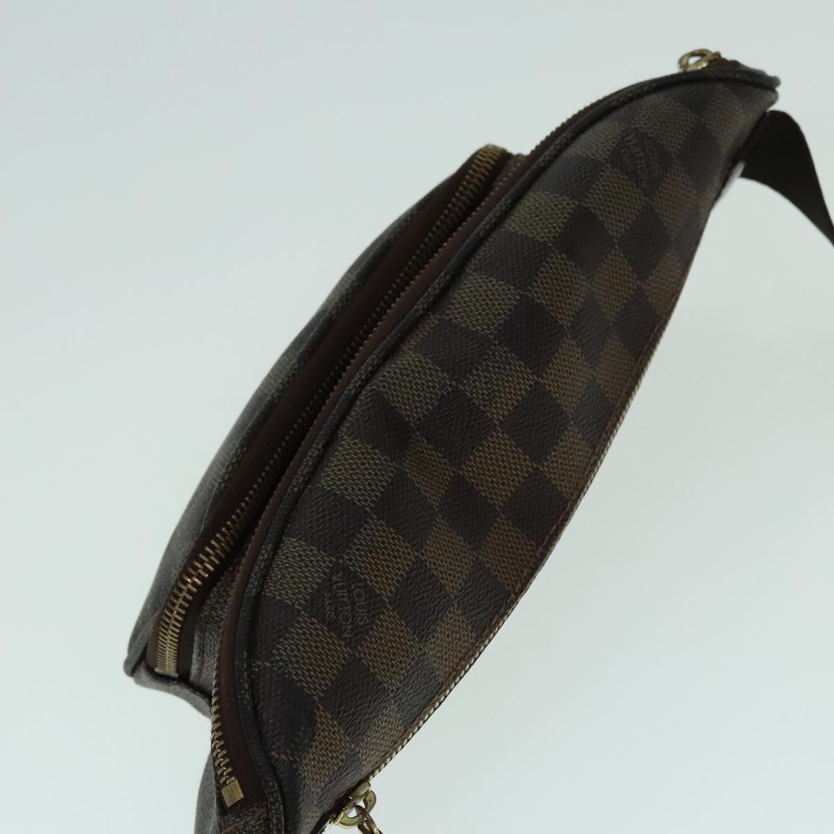 LOUIS VUITTON Damier Ebene Bum Bag Melville Waist Bag N51172 LV Auth 93119