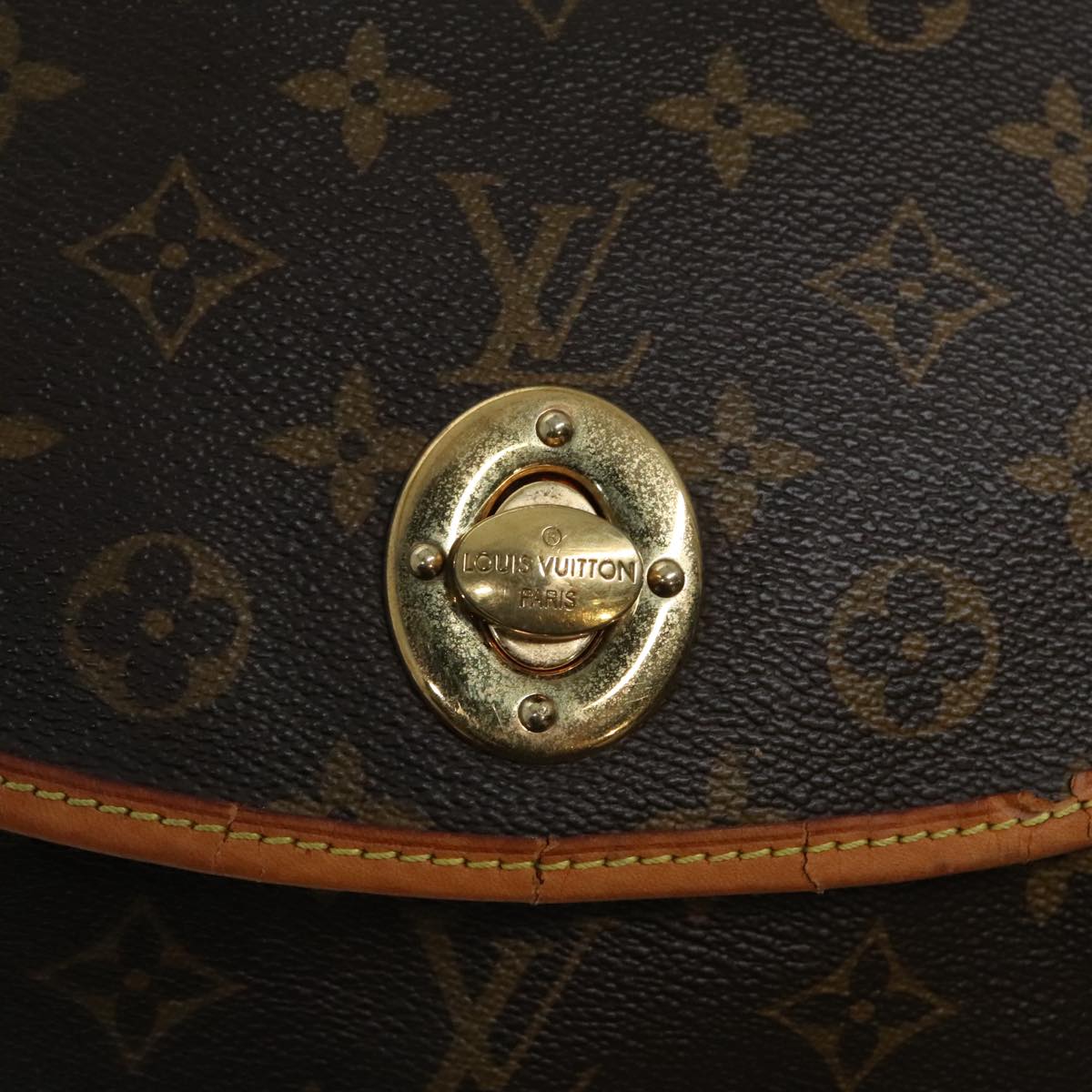 LOUIS VUITTON Monogram Tolum PM Shoulder Bag M40076 LV Auth 93122