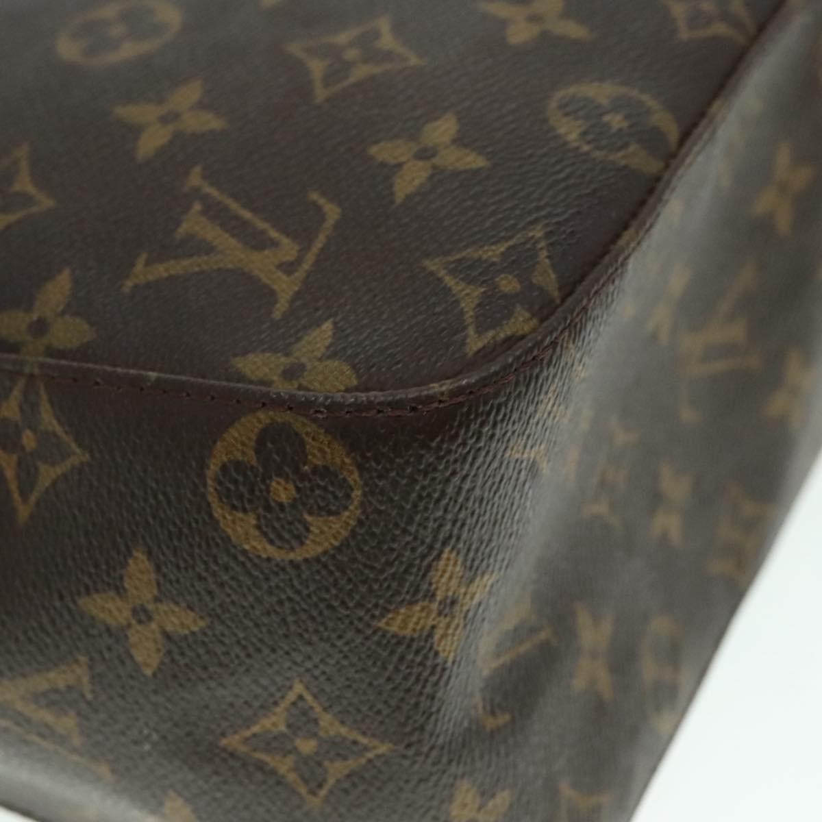 LOUIS VUITTON Monogram Looping GM Shoulder Bag M51145 LV Auth 93133