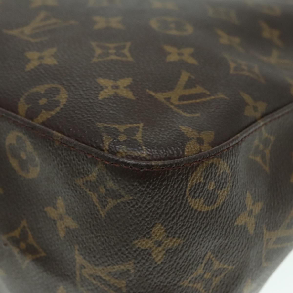 LOUIS VUITTON Monogram Looping GM Shoulder Bag M51145 LV Auth 93133