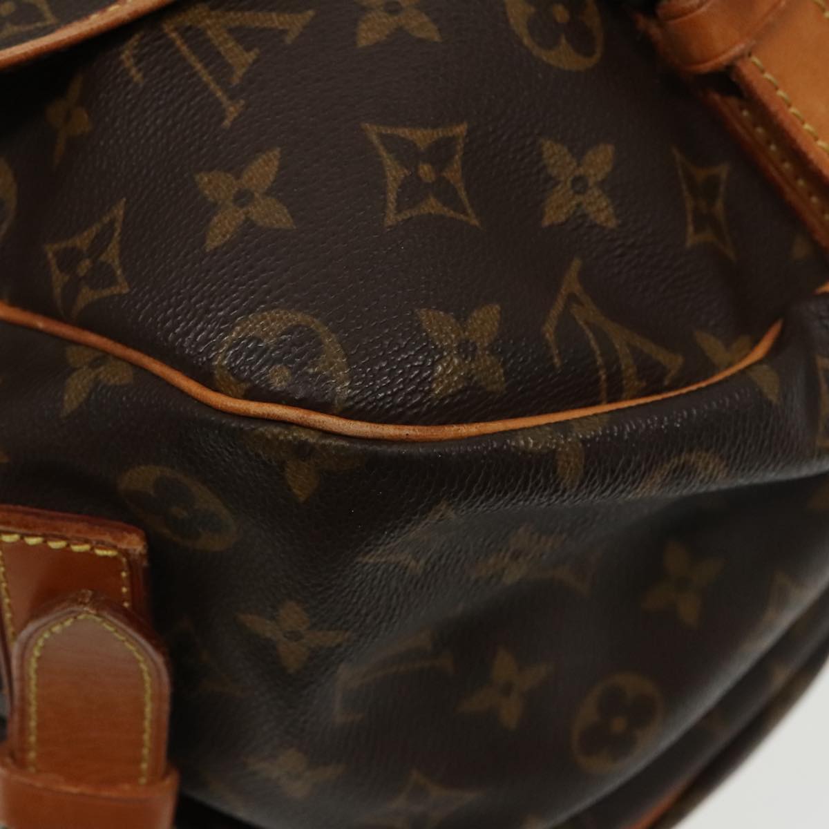 LOUIS VUITTON Monogram Saumur 43 Shoulder Bag M42252 LV Auth 93136