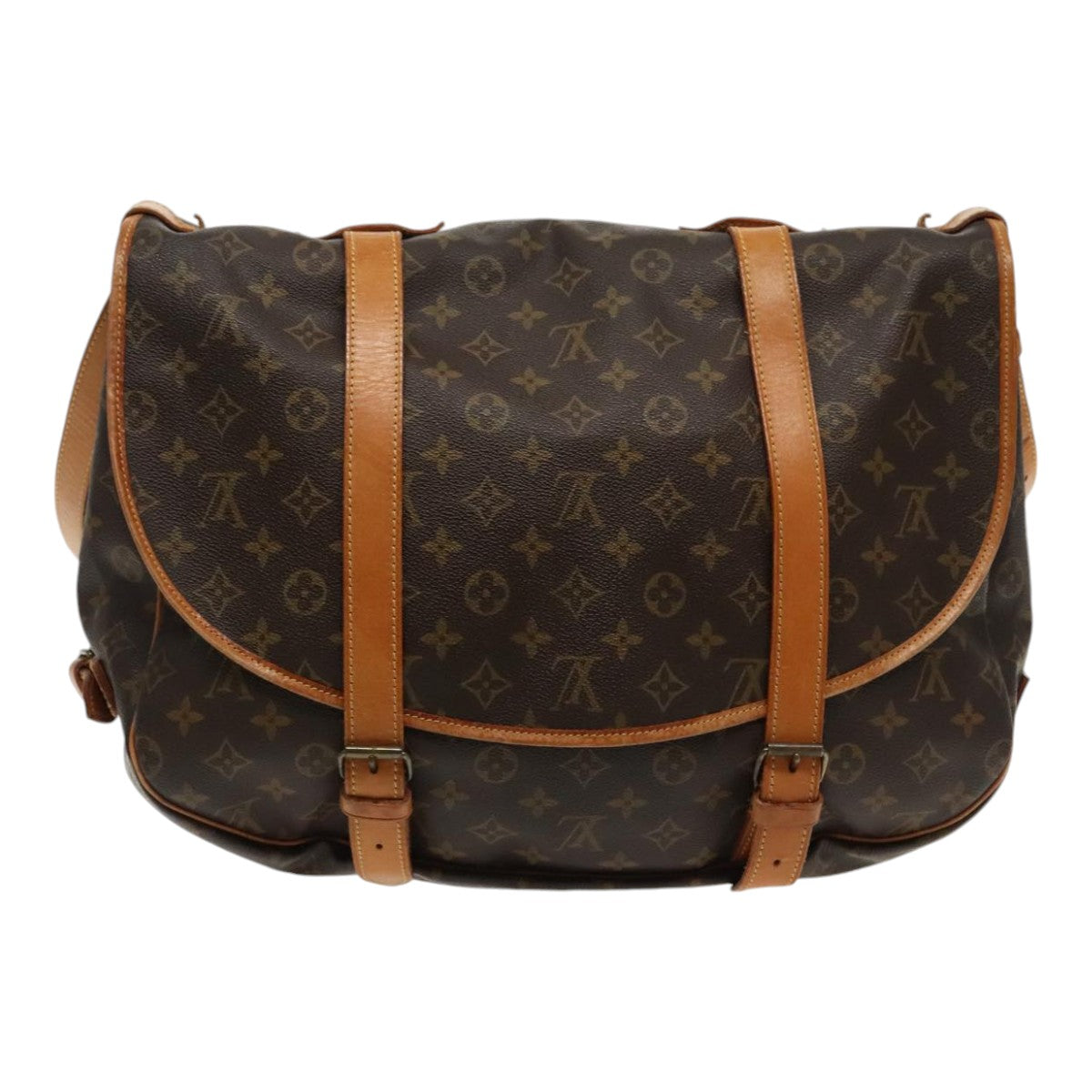 LOUIS VUITTON Monogram Saumur 43 Shoulder Bag M42252 LV Auth 93136 - 0