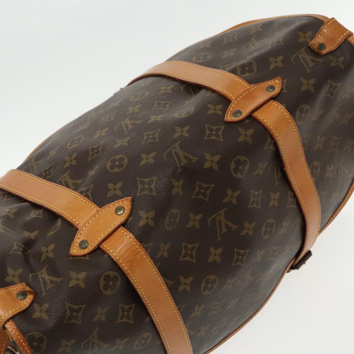 LOUIS VUITTON Monogram Saumur 43 Shoulder Bag M42252 LV Auth 93136