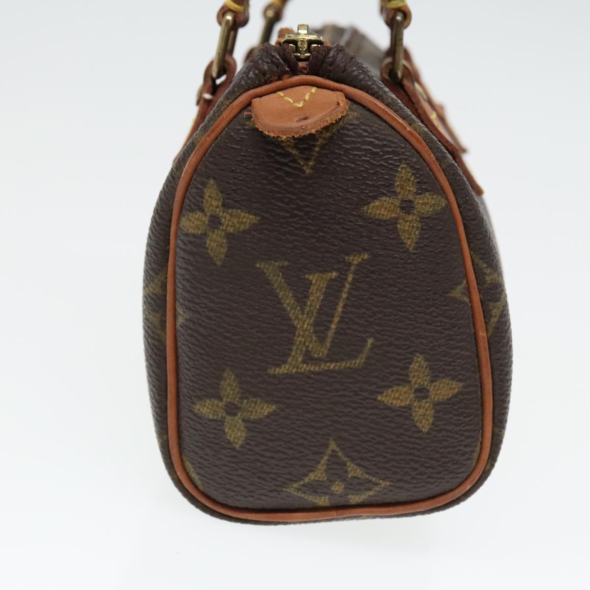 LOUIS VUITTON Monogram Mini Speedy Hand Bag M41534 LV Auth 93150