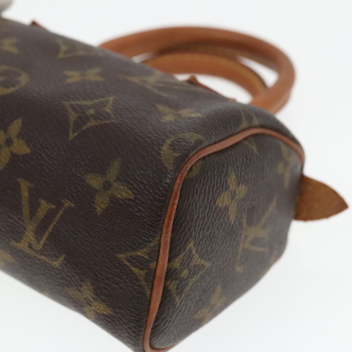 LOUIS VUITTON Monogram Mini Speedy Hand Bag M41534 LV Auth 93150