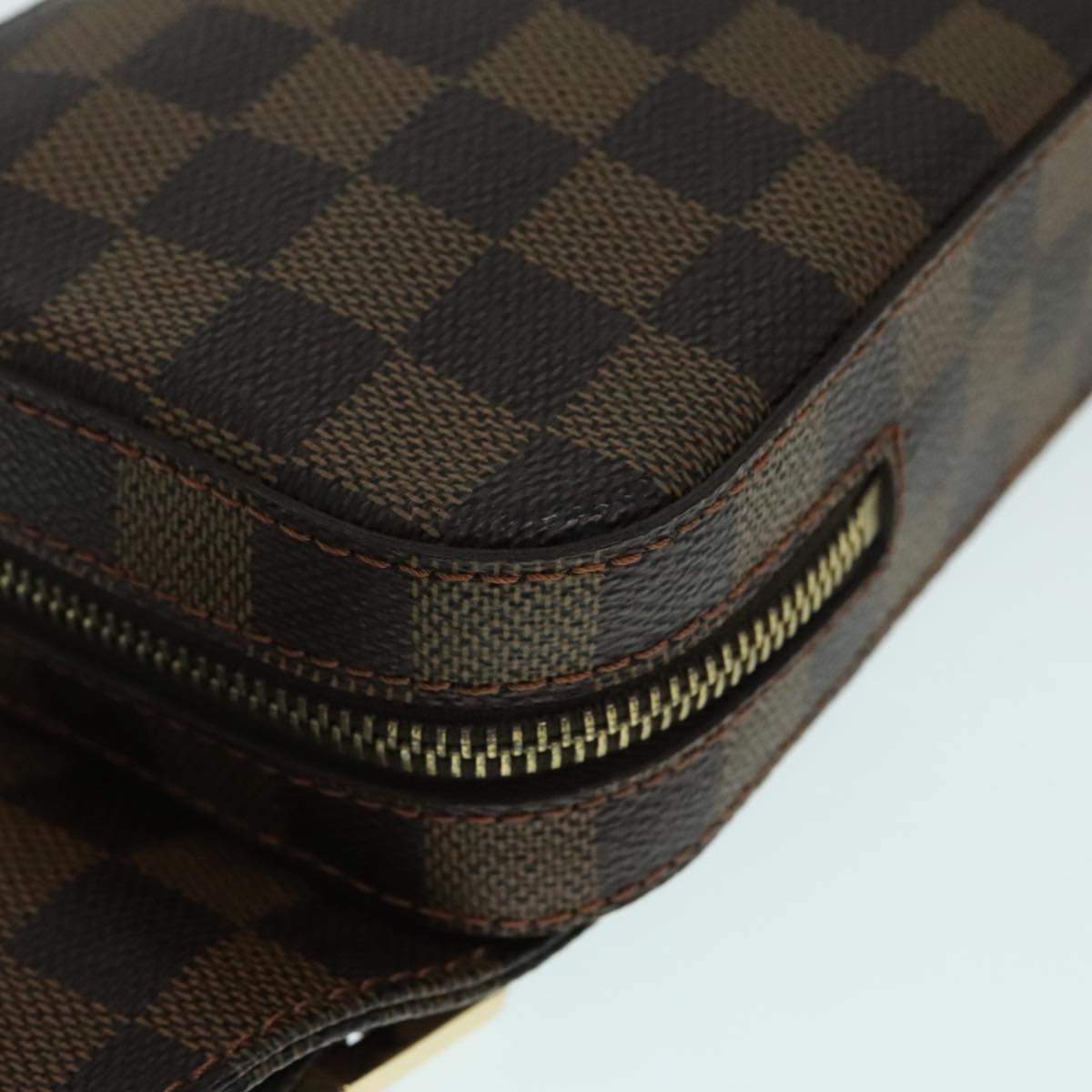 LOUIS VUITTON Damier Ebene Geronimos Shoulder Bag N51994 LV Auth 93153