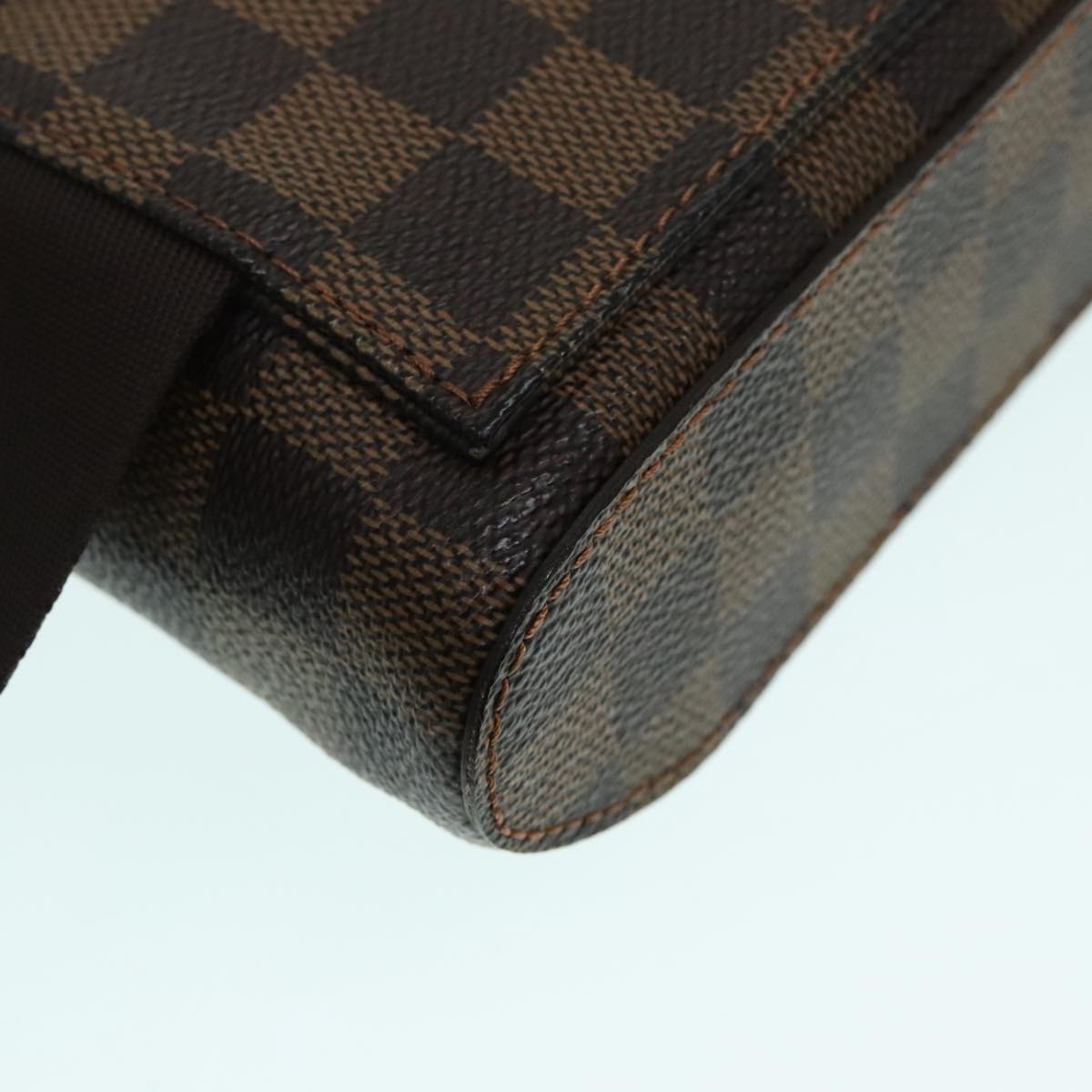 LOUIS VUITTON Damier Ebene Geronimos Shoulder Bag N51994 LV Auth 93153