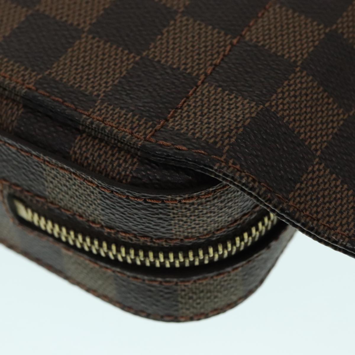 LOUIS VUITTON Damier Ebene Geronimos Shoulder Bag N51994 LV Auth 93153