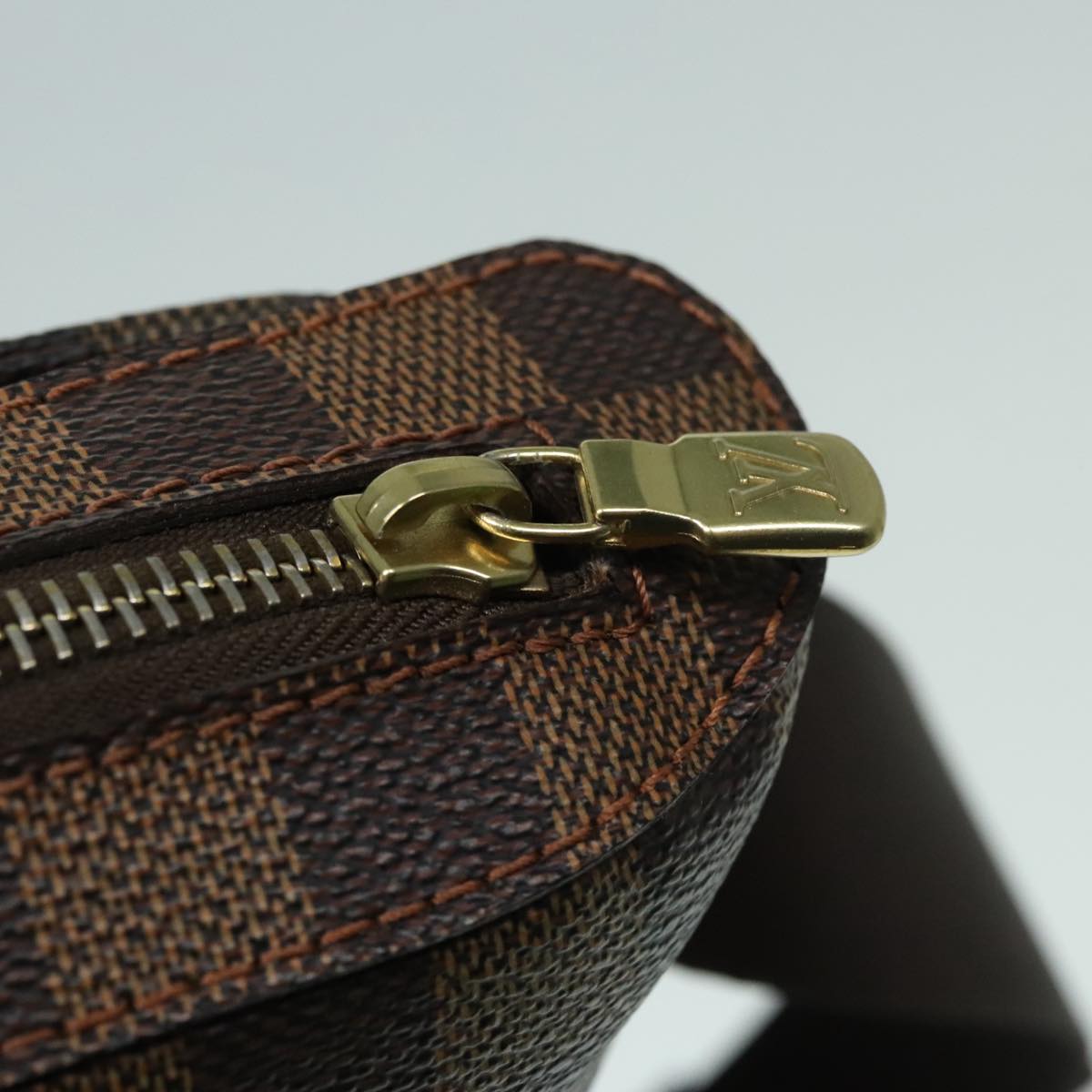 LOUIS VUITTON Damier Ebene Geronimos Shoulder Bag N51994 LV Auth 93153