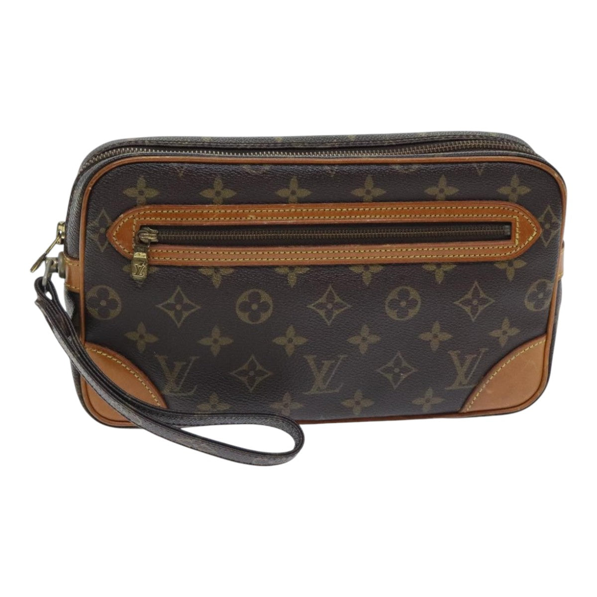 LOUIS VUITTON Monogram Marly Dragonne GM Clutch Bag M51825 LV Auth 93154