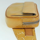 LOUIS VUITTON Monogram Vernis Fulton Waist bag Gris M91041 LV Auth 93161-4