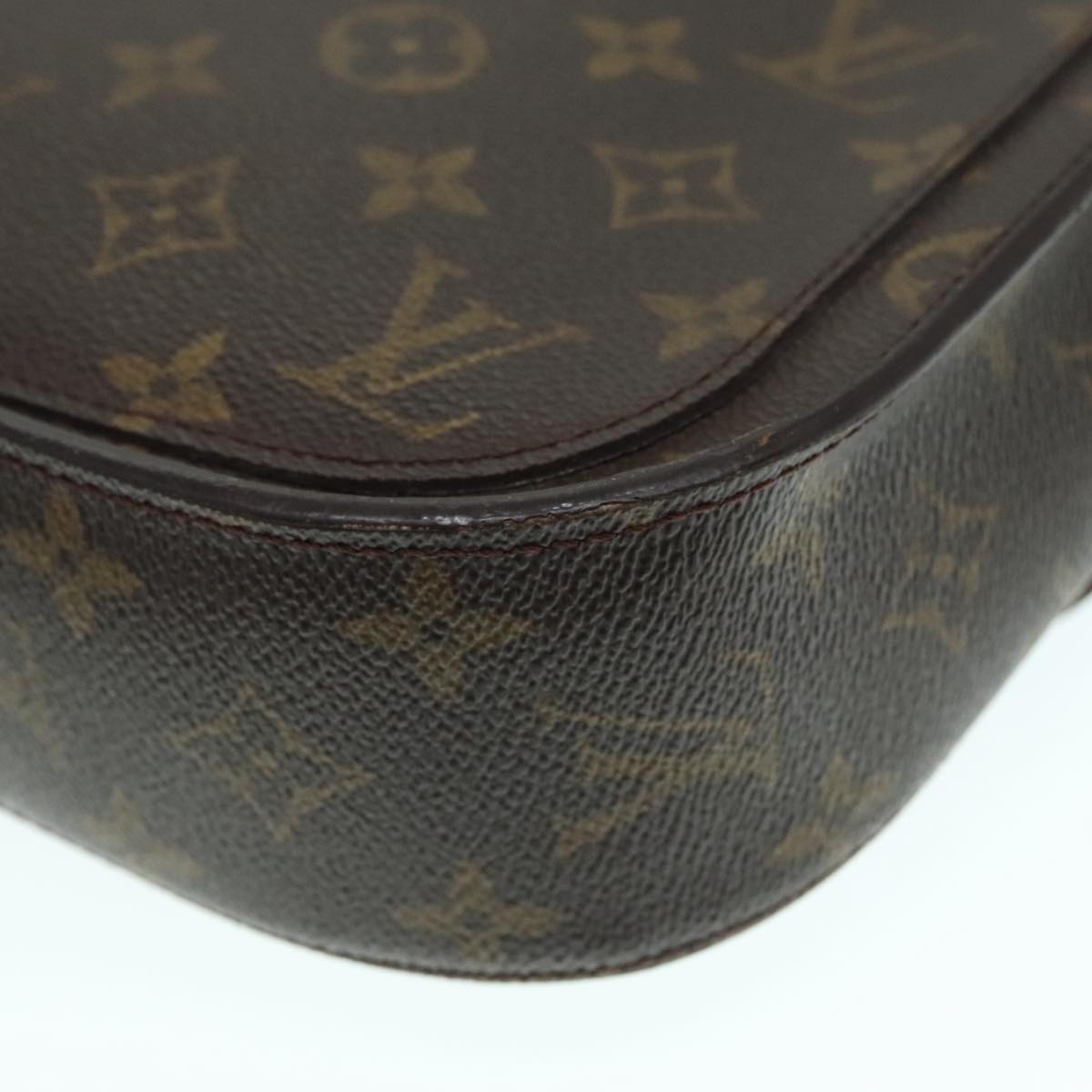 LOUIS VUITTON Monogram Saint Cloud GM Shoulder Bag M51242 LV Auth 93163