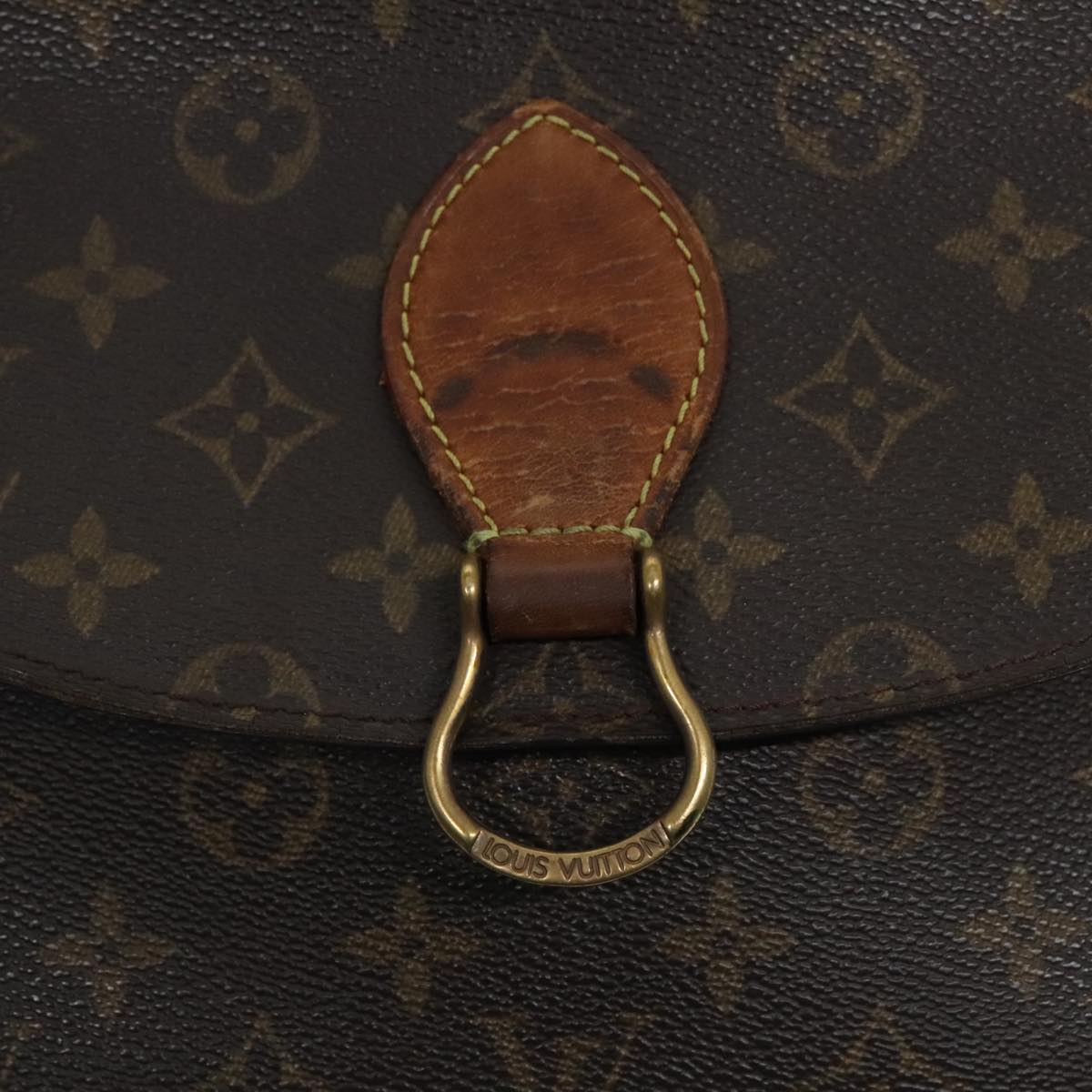 LOUIS VUITTON Monogram Saint Cloud GM Shoulder Bag M51242 LV Auth 93163