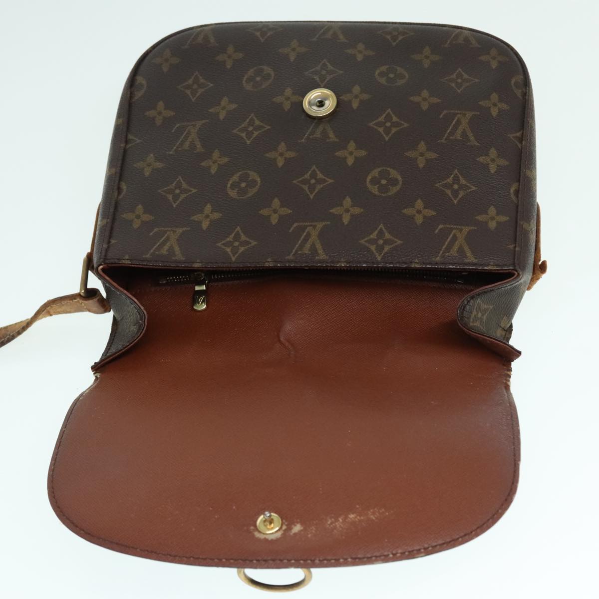 LOUIS VUITTON Monogram Saint Cloud GM Shoulder Bag M51242 LV Auth 93163