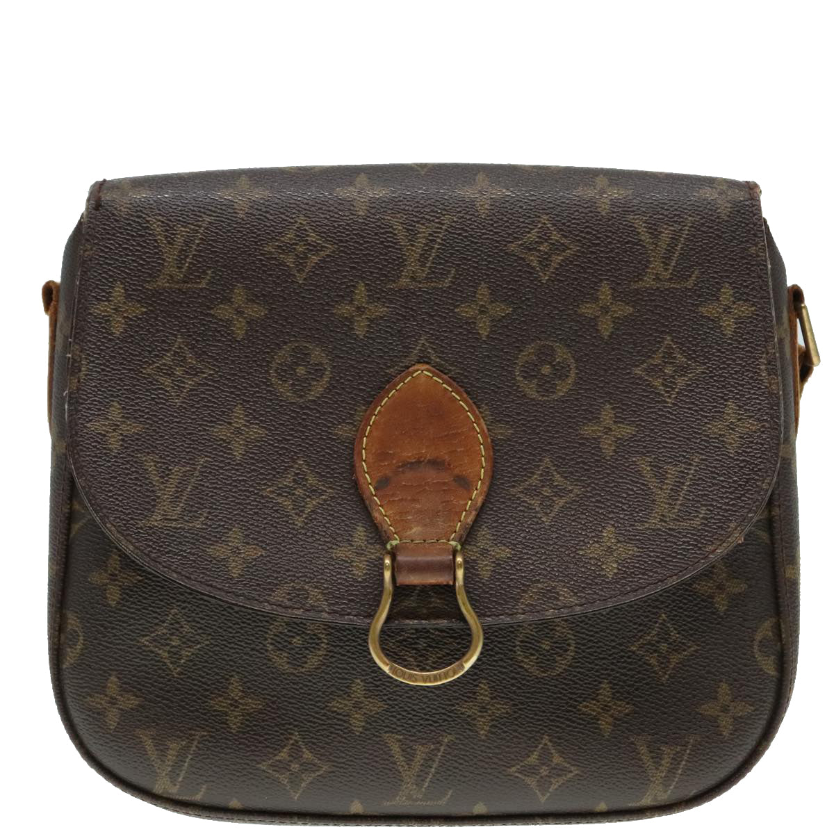 LOUIS VUITTON Monogram Saint Cloud GM Shoulder Bag M51242 LV Auth 93163