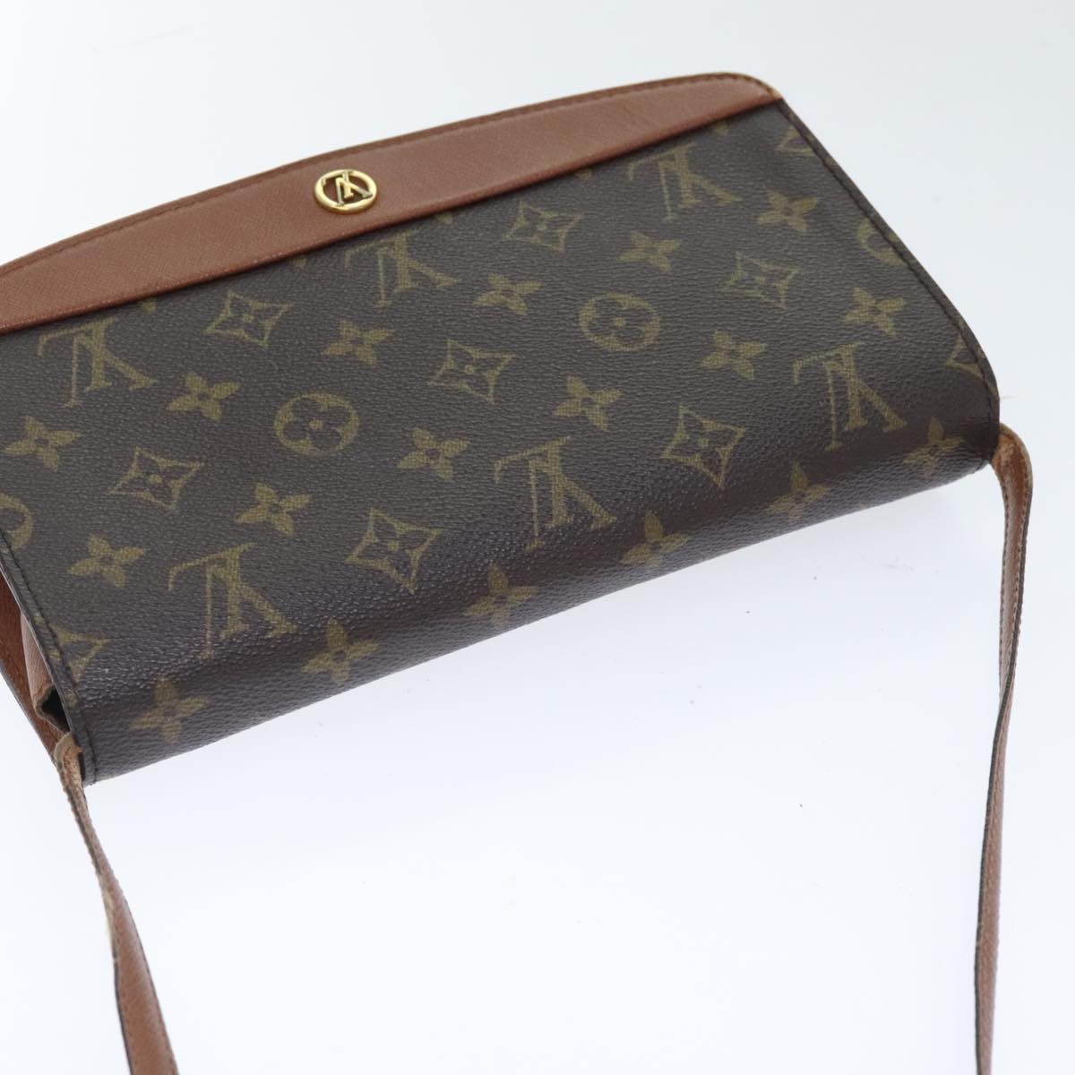 LOUIS VUITTON Monogram Bordeaux 24 Shoulder Bag M51798 LV Auth 93164