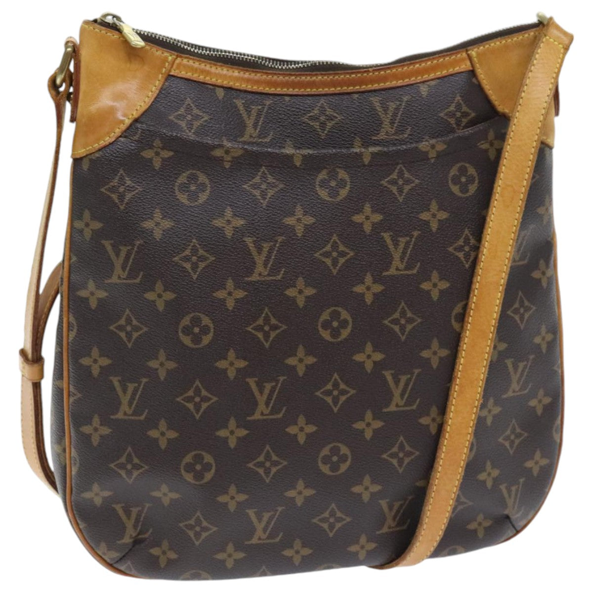 LOUIS VUITTON Monogram Odeon MM Shoulder Bag M56389 LV Auth 93171