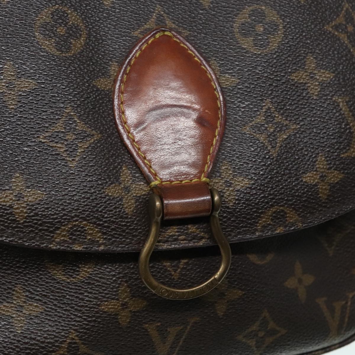 LOUIS VUITTON Monogram Saint Cloud GM Shoulder Bag M51242 LV Auth 93172