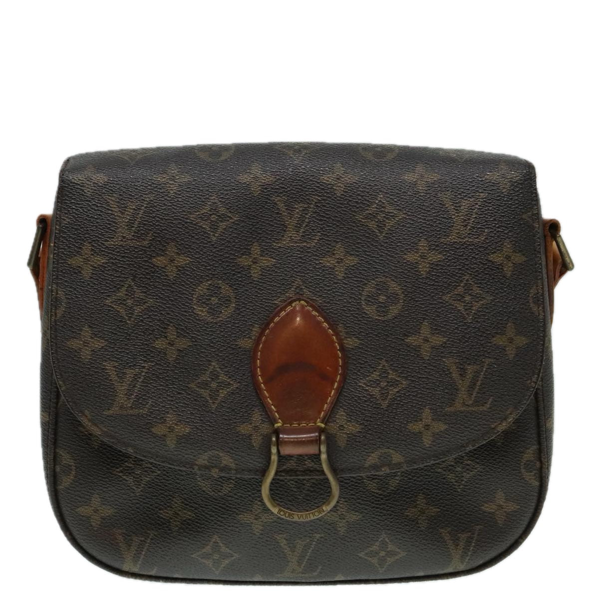 LOUIS VUITTON Monogram Saint Cloud GM Shoulder Bag M51242 LV Auth 93172