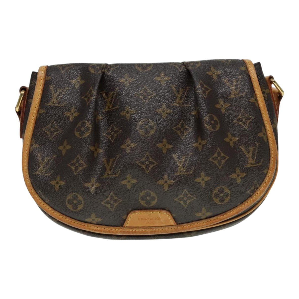 LOUIS VUITTON Monogram Menilmontant PM Shoulder Bag M40474 LV Auth 93179