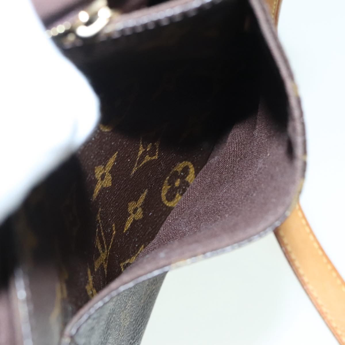 LOUIS VUITTON Monogram Menilmontant PM Shoulder Bag M40474 LV Auth 93179