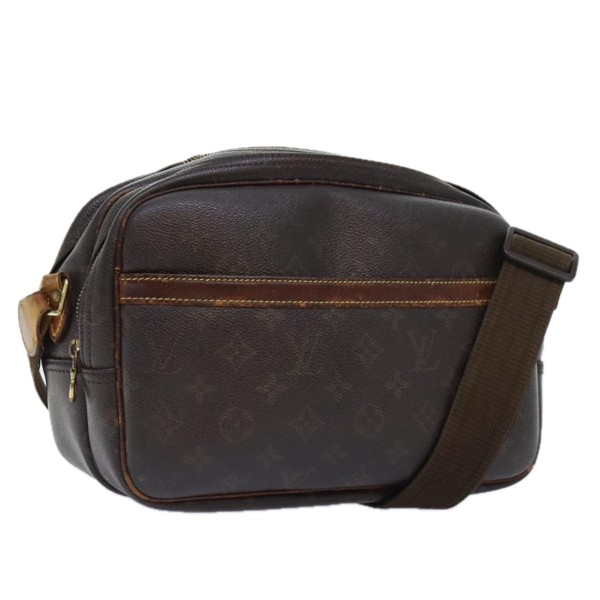 LOUIS VUITTON Monogram Reporter PM Shoulder Bag M45254 LV Auth 93180