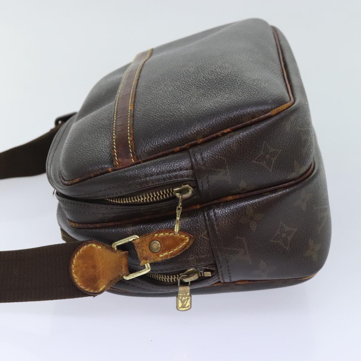 LOUIS VUITTON Monogram Reporter PM Shoulder Bag M45254 LV Auth 93180