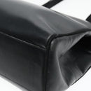 Salvatore Ferragamo Shoulder Bag Leather Black Gold Auth 93193-15