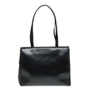 Salvatore Ferragamo Shoulder Bag Leather Black Gold Auth 93193-2