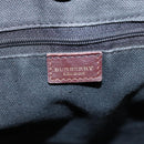 BURBERRY Nova Check Hand Bag PVC Beige Auth 93196-17