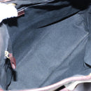 BURBERRY Nova Check Hand Bag PVC Beige Auth 93196-10