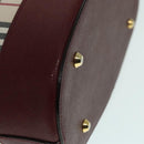 BURBERRY Nova Check Shoulder Bag Canvas Beige Gold Auth 93198-15