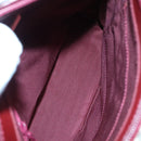 BURBERRY Nova Check Shoulder Bag Canvas Beige Gold Auth 93198-11